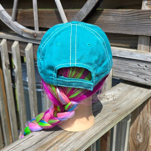 Ladies Turquoise SHe Is BLING Hat NEW - Picture 4 of 4